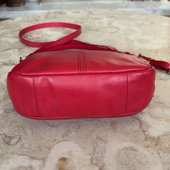 NWOT Fossil Jolie Red Leather Crossbody Bag - Picture 12 of 14